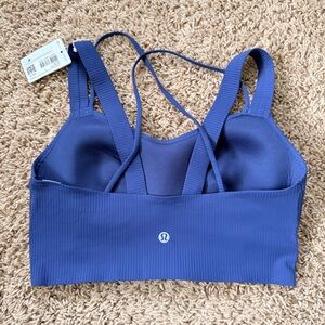 lululemon athletica like a cloud longline bra B/C ribbed